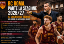 BC Roma, parte la stagione 2026/27: 13 giocatori al raduno agli ordini di Alessandro Magro