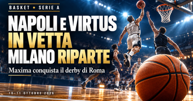 Basket Serie A, Napoli e Virtus a tutta velocità: Milano riparte, Maxima conquista il derby di Roma