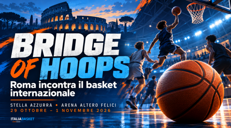 Bridge of Hoops, Roma incontra il basket internazionale: alla Stella Azzurra otto squadre tra Europa e Nord America